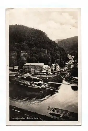 Ak Herrnskretschen Böhmische Schweiz Hřensko Tschechien 1929
