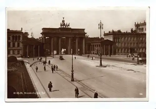Ak Brandenburger Tor Berlin 1928