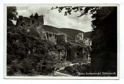 Ak Ruine Hardenburg in Pfälzerwald
