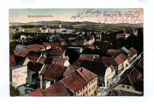 Ak Bischofswerda Blick von der Kirche 1916 Feldpost