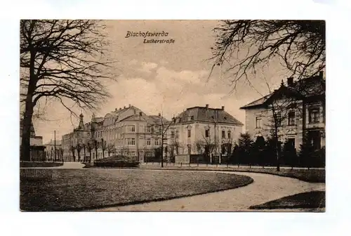 Ak Bischofswerda Lutherstraße 1916 Feldpost