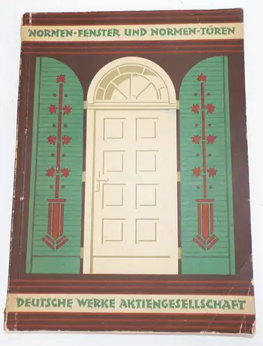 Deutsche Werke Normen Fenster Türen Architektur 1930er Muster