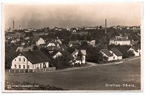 Foto Ak Grottau Dönis 1927 Böhmen  Hrádek nad Nisou