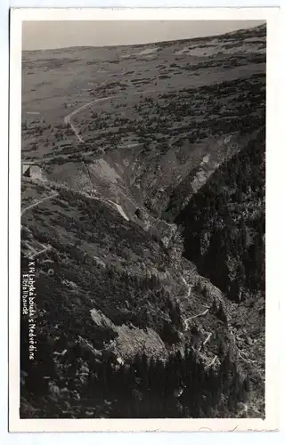 Foto Ak Riesengebirge Elbfallbaude 1928 Schlesien