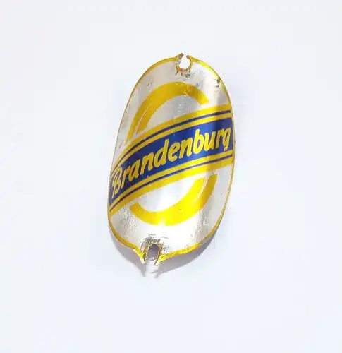 Brandenburg Fahrrad Steuerkopfschild Oldtimer