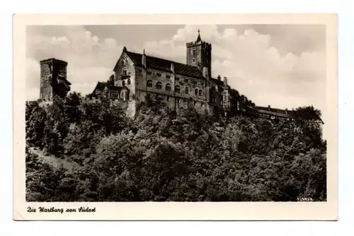 Ak Die Wartburg von Südost DDR 1955 Eisenach