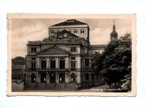 Ak Altenburg Landestheater DDR 1951