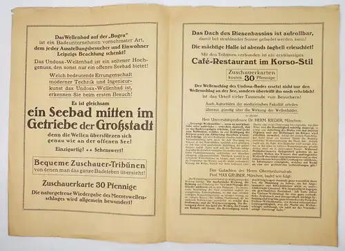 Leipzig Undosa Wellenbad 1920er Schwimmbad
