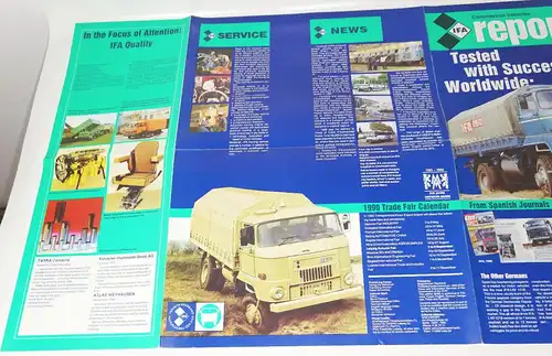 Ifa Report W50 Multicar 1990 Englisch 