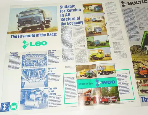 Ifa Report W50 Multicar 1990 Englisch