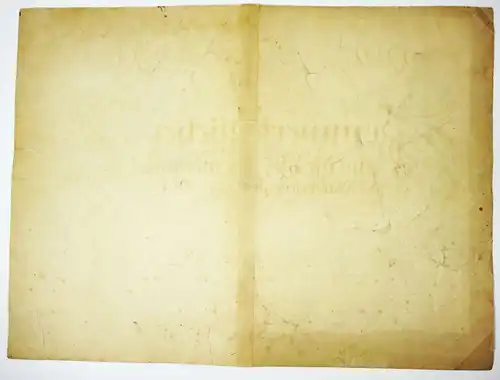 Handschriftliche Schnörkel Urkunde Michaelis Prüfung Kommunion 1855 Dekorativ