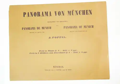 Panorama von München Poppel 1984 Faksimile