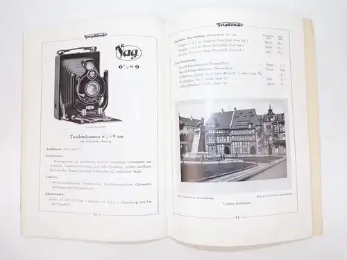 Voigtländer Kamera Katalog 1927 Fotoapparate