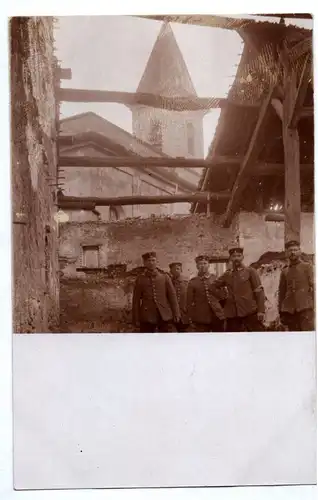 Foto Ak Soldaten in Buxerulles 1 Wk Buxières-sous-les-Côtes France