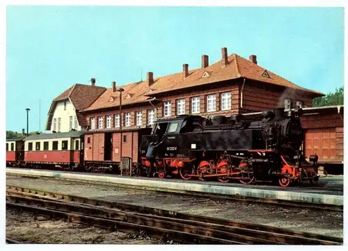 Ak Die Bäderbahn Bad Doberan Ostseebad Kühlungsborn Dampflok 99 2322-8 DDR