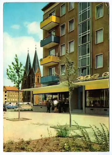 Ak Frankfurt Oder Karl Marx Straße 1966 DDR