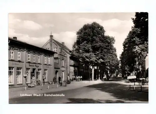 Ak Lübtheen Mecklenburg Breitscheidstraße DDR 1964