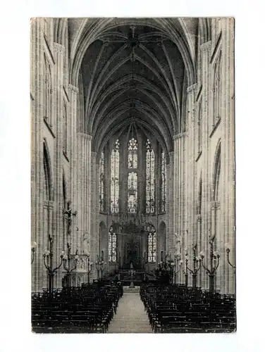Ak Ostende Ansicht Kirche innen 1915 Feldpost