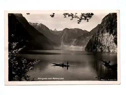 Ak Königssee vom Malerwinkel Schönau