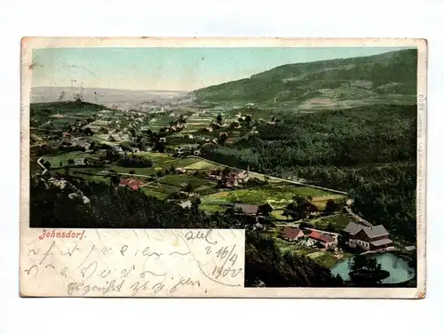 Ak Johnsdorf Häuser Tal 1900
