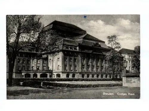 Ak Dresden Großes Haus 1959 DDR