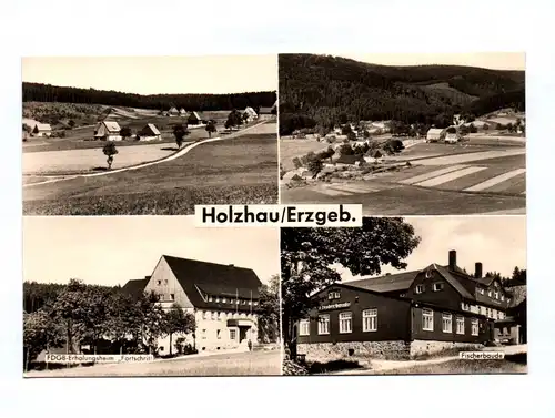 Ak Holzhau Erzgebirge FDGB Ferienheim Fischerbaude DDR 1968