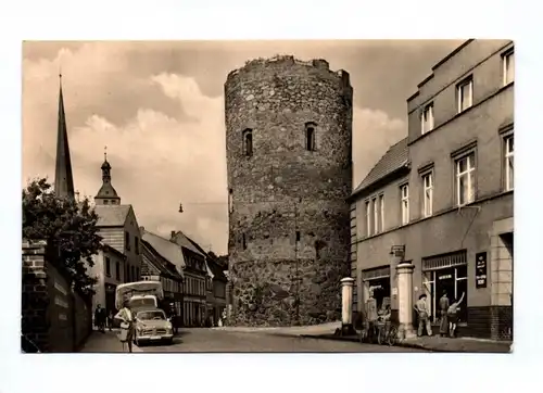 Ak Burg bei Magdeburg Berliner Tot Turm 1961