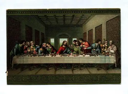 Ak Das Abendmahl Leonardo da Vinci