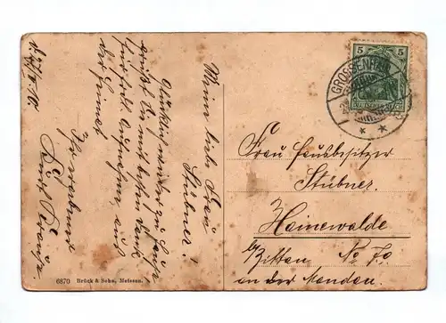 Ak Großenhain Klosterruine 1910