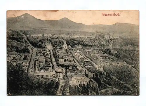 Ak Franzensbad Františkovy Lázně 1906 Tschechien