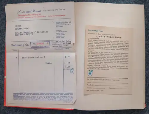 Lehrbuch BuV Facharbeiter Teil 1 Reiseverkehr 1965 VEB DDR Buch Berlin