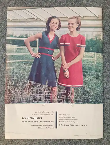 Ausgabe Februar 1969 Praktische Mode PRAMO mit Schnittmuster DDR Zeitschrift