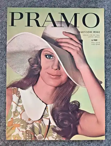 PRAMO Zeitschrift Ausgabe Juni 1969 DDR Heft Praktische Mode mit Schnittmuster