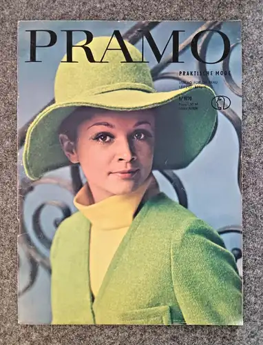 DDR Zeitschrift PRAMO Januar 1970 Praktische Mode mit Schnittmuster