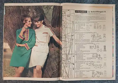 Ausgabe März 1969 Praktische Mode PRAMO mit Schnittmuster DDR Zeitschrift