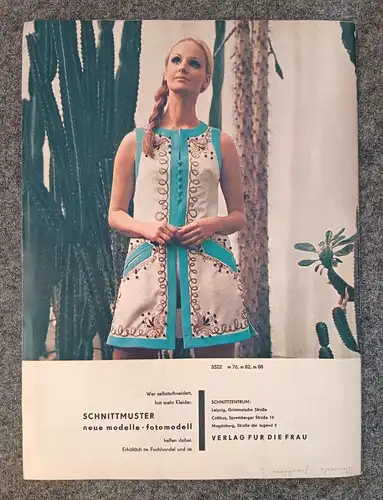 PRAMO Praktische Mode DDR Ausgabe Mai 1969 mit Schnittmuster Zeitschrift