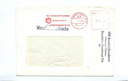 Eisenhütten Kombinat Ost Bandstahlkombinat Hermann Matera 1983 Stempel