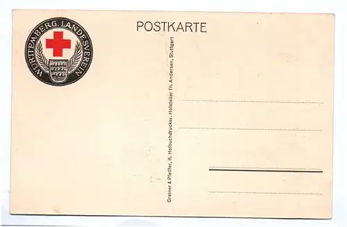 Ak Charlotte von Württemberg Königin Rot Kreuz Landesverein