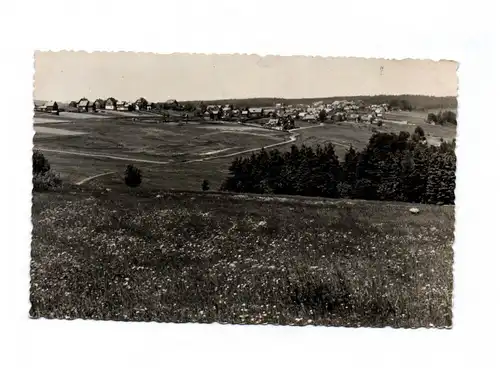 Echtfoto Ak Luftkurort Frauenwald am Rennsteig Thüringen