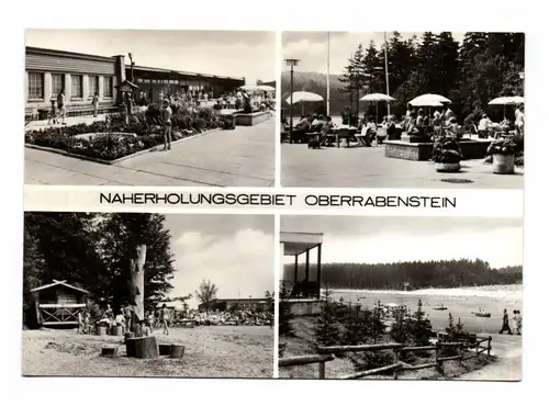 Ak Naherholungsgebiet Oberrabenstein Karl Marx Stadt DDR Echtfoto