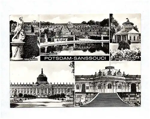 Ak Potsdam Sanssouci Schloß Chinesisches Teehaus Echtfoto DDR