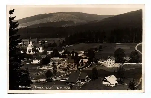 Ak Harachov Harrachsdorf 1928 Tschechien