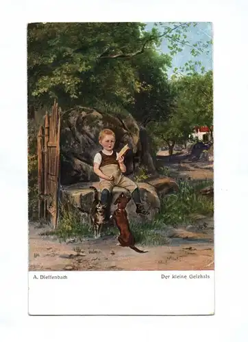 Ak Anton Dieffenbach Der kleine Geizhals 1922