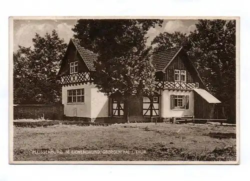 Ak Pleissesnburg im Eichengrund Georgenthal Thüringen 1935