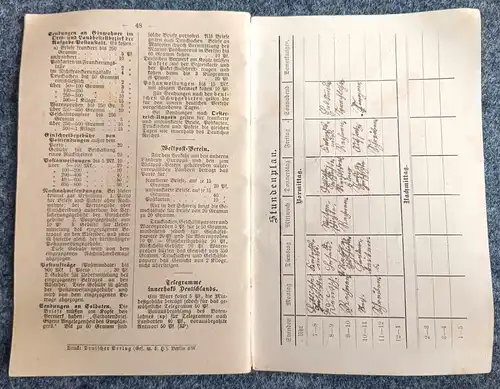 Tierschutzkalender 1905 altes Heft Kalender Berlin