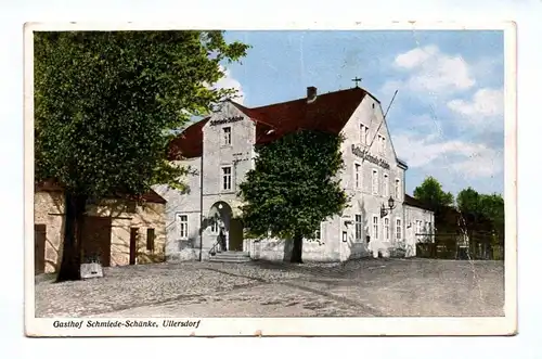 Ak Gasthof Schmiede Schänke Ullersdorf Radeberg