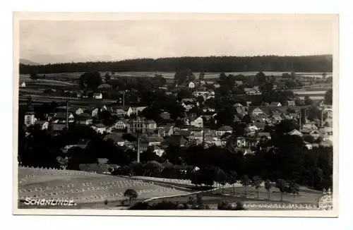 Ak Schönlinde Kreis Warnsdorf Böhmen 1929 Krásná Lípa Tschechien