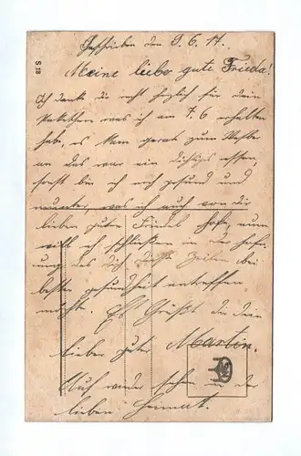 Ak 1 Wk Liebespaar Heimat 4 Stück Spruch Liebe glaube hoffe 1917