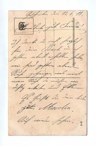 Ak 1 Wk Liebespaar Heimat 4 Stück Spruch Liebe glaube hoffe 1917