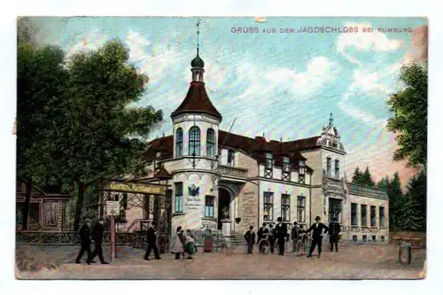Ak Gruss aus dem Jagdschloss bei Rumburg Tschechien 1908